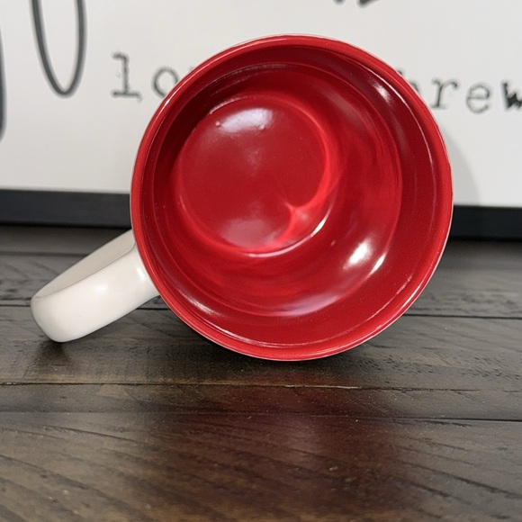 Peppermint & Pine Deck The Halls Christmas Mug Cup Embossed Christmas Tree Heart - Picture 8 of 8